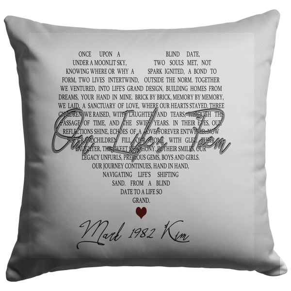 Personalized Poem Pillow