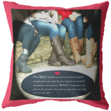 Personalize a Sister Pillow (When Sister's Huddle)