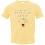 tshirt yellow 3321 Rabbit Skins Toddler Jersey T-Shirt