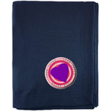 purple 100% G129E Gildan Sweatshirt Blanket