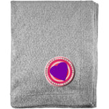 purple 100% G129E Gildan Sweatshirt Blanket