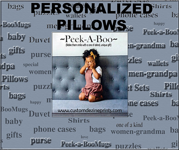 Personalized Sequin Pillows