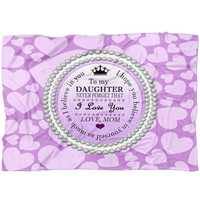 Personalize - Daughter Purple Blanket