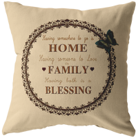 HOME FAMILY BLESSING-PILLOW
