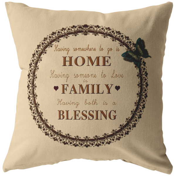 HOME FAMILY BLESSING-PILLOW