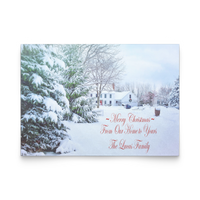 Personalized Christmas Card - From our home to yours