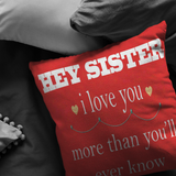 Hey Sister Pillow